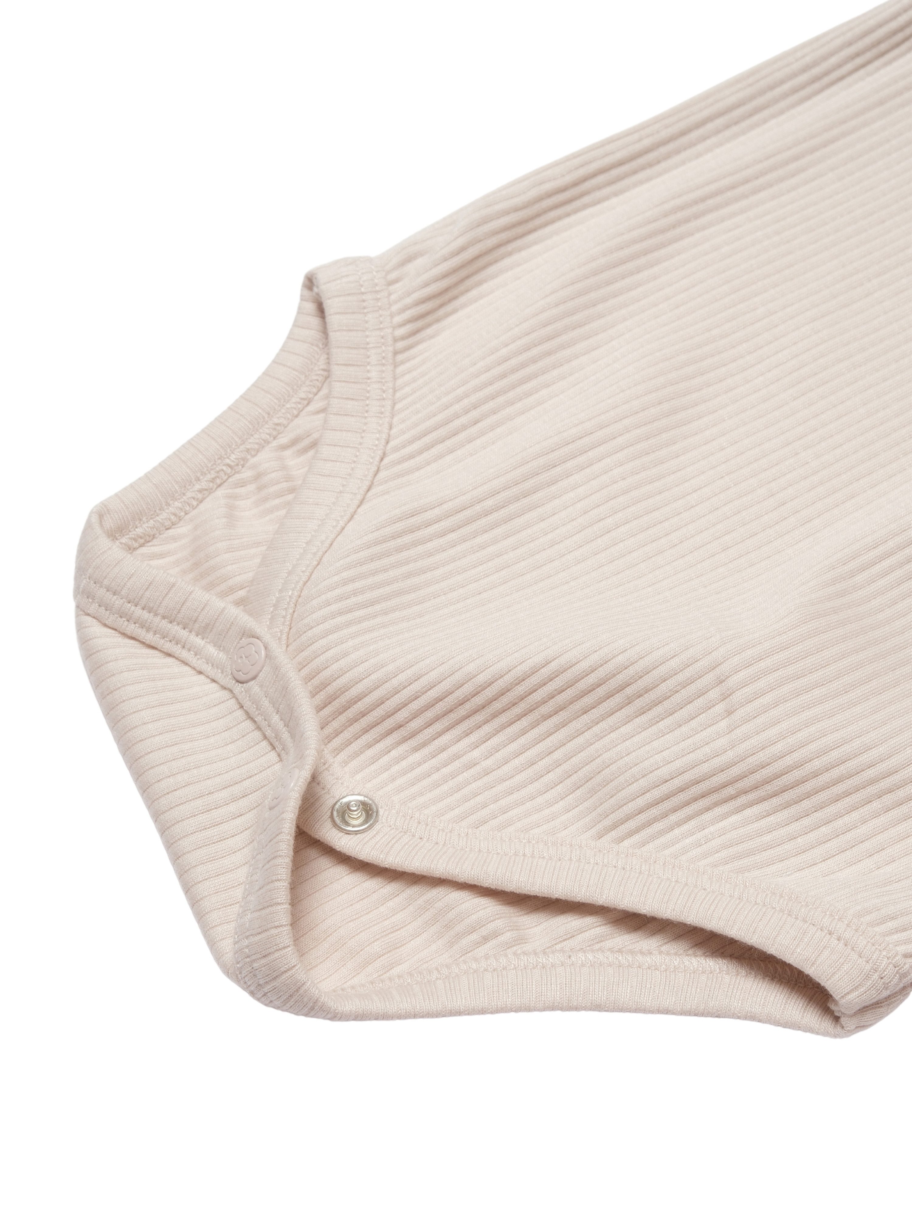 biorganic Langarmbody Baby Nature Relax Modal für Jungen und Mädchen Unisex Langarm (1-tlg) gerippte Textilstruktur (Ripp), Modal und Bio-Baumwolle, Größe 56 - 86