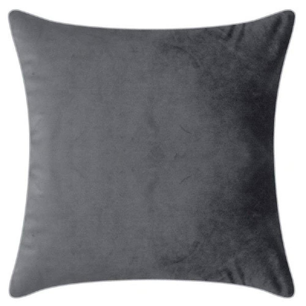 PAD Kissenhülle Kissenhülle Samt Elegance Grey (50x50cm) günstig online kaufen