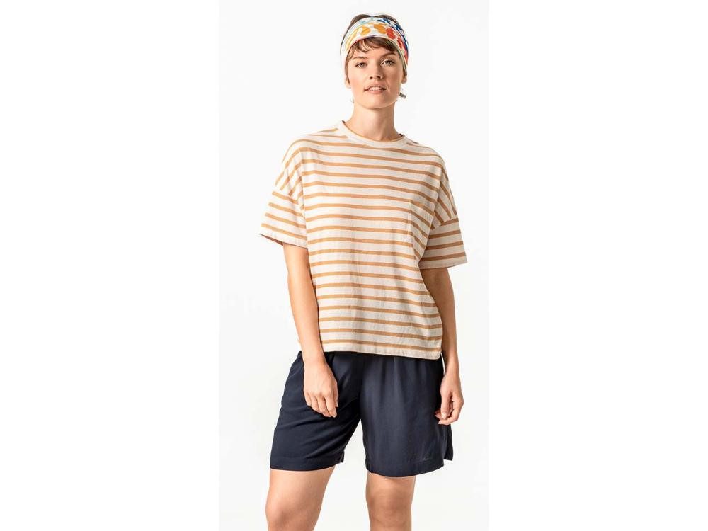 LIVING CRAFTS T-Shirt Living Crafts Bio-Damen-T-Shirt 'ANSIMA' mit Brust