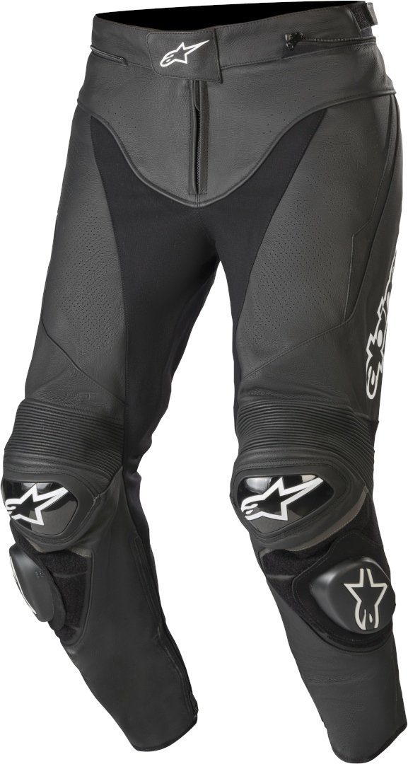 Alpinestars Motorradhose Track v2 Motorrad Lederhose Knieprotektoren enthal günstig online kaufen