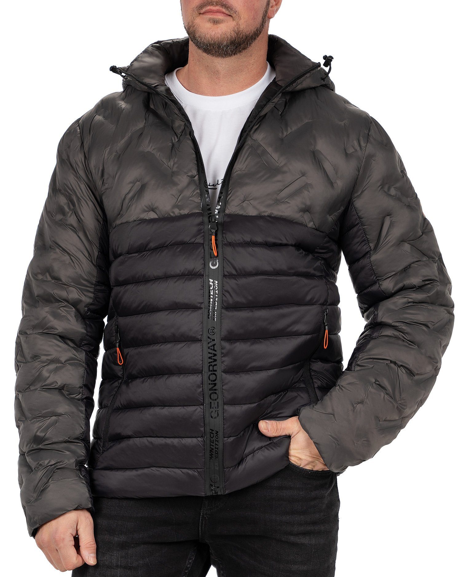 Geo Norway Allwetterjacke Herren Jacke baburator mit abnehmbarer Kapuze