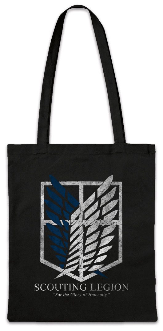 Beuteltasche Scouting Legion Stofftasche Attack On Logo Symbol Titan Sign Game