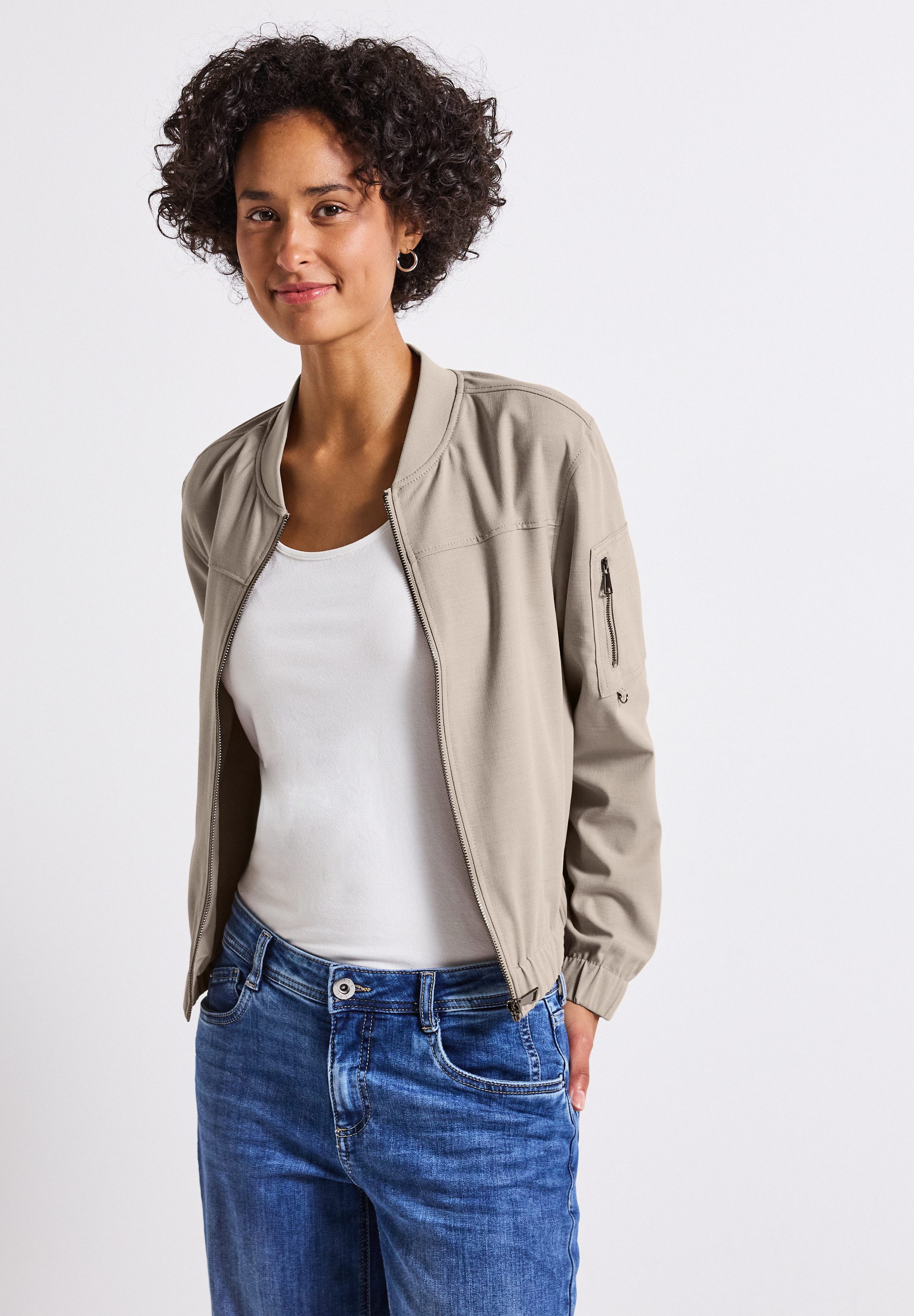 STREET ONE Blouson mit Elastiksaum günstig online kaufen