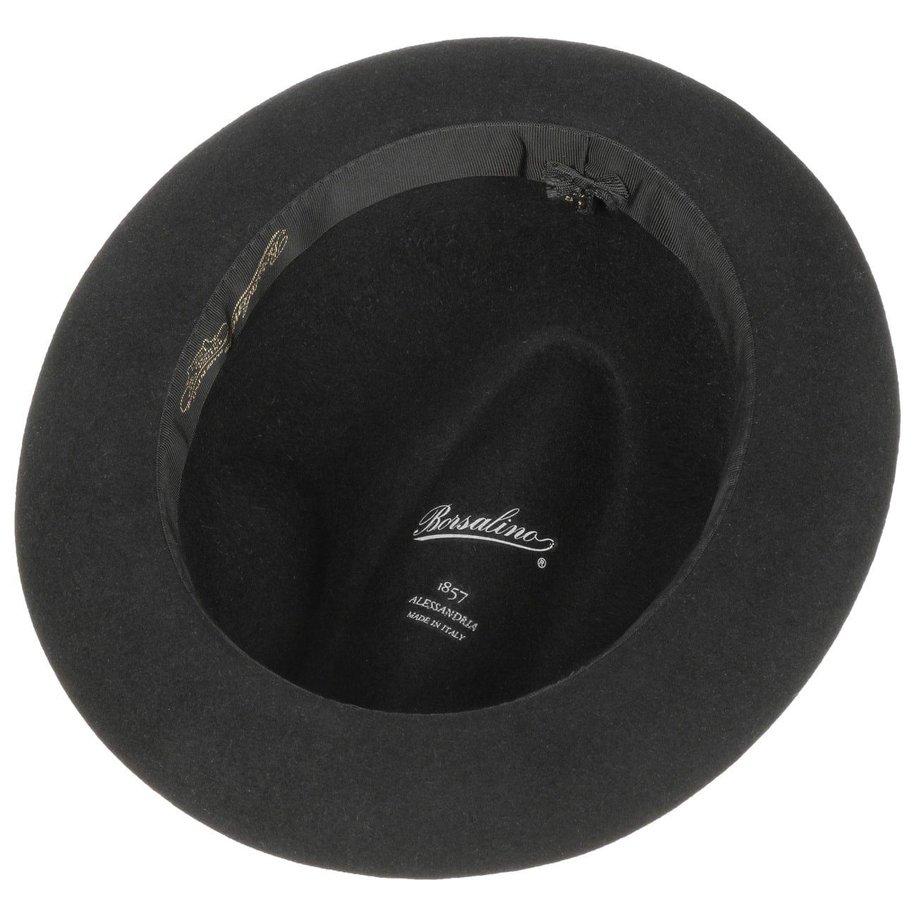 Borsalino Trilby (1-St) Fedora mit Ripsband, Made in Italy