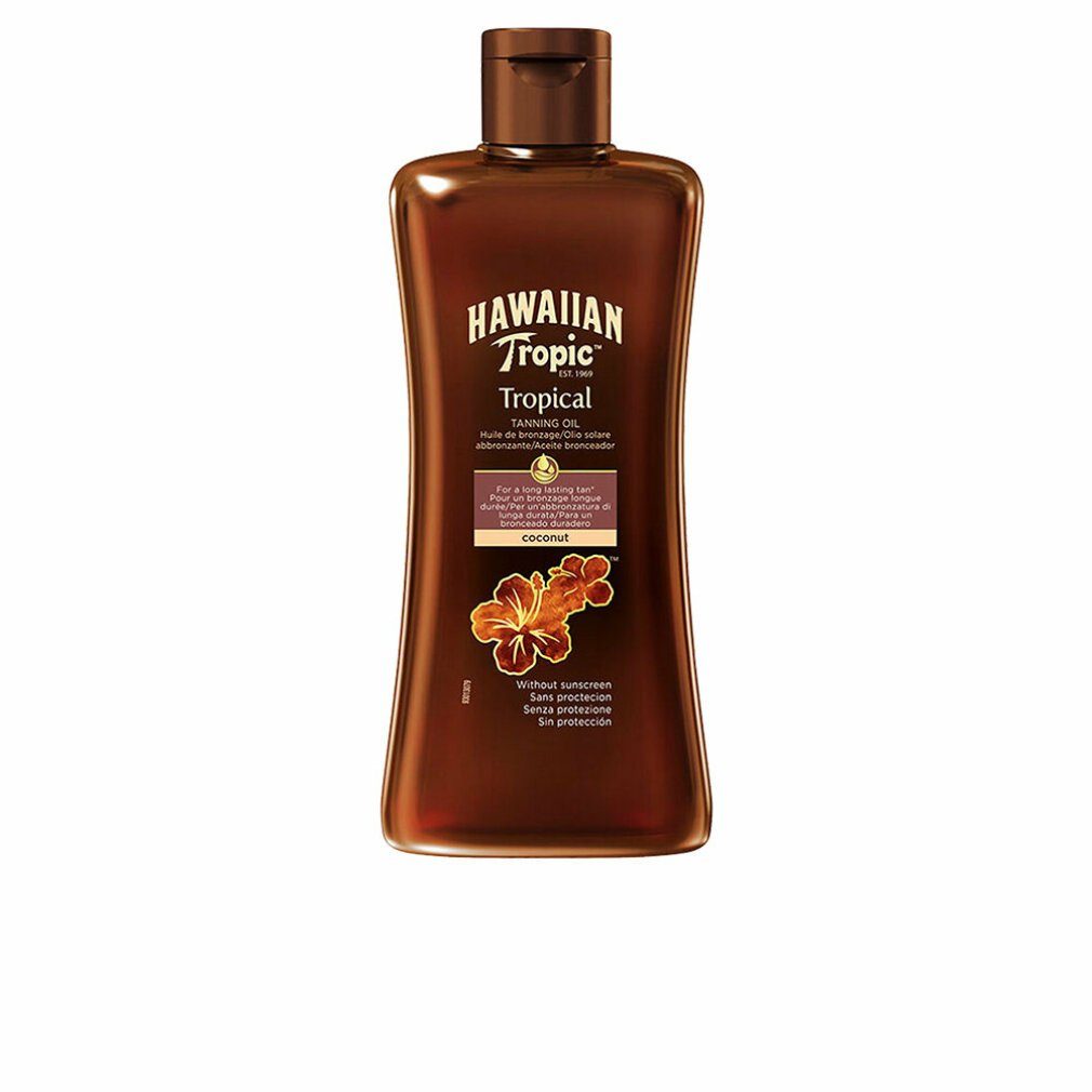 ml SPF0 200 COCONUT tropical tanning Hawaiian Sonnenschutzpflege Tropic oil