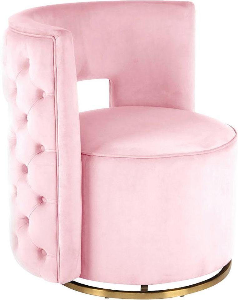 Kayoom Sessel Drehsessel Beverly 125, drehbar, Gestell aus Eisen,samtige Ob günstig online kaufen