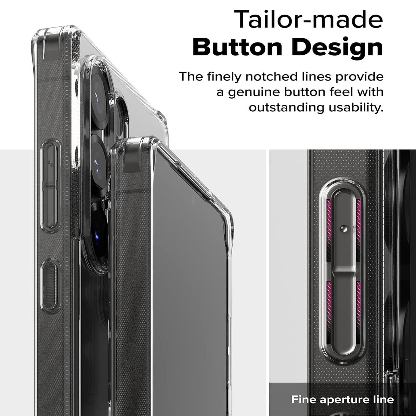 CoolGadget Handyhülle Silikon Handy Hülle Slim für Samsung Galaxy S25 Ultra, dünne TPU Schutzhülle Case in transparent / durchsichtig – Bild 4 von 5