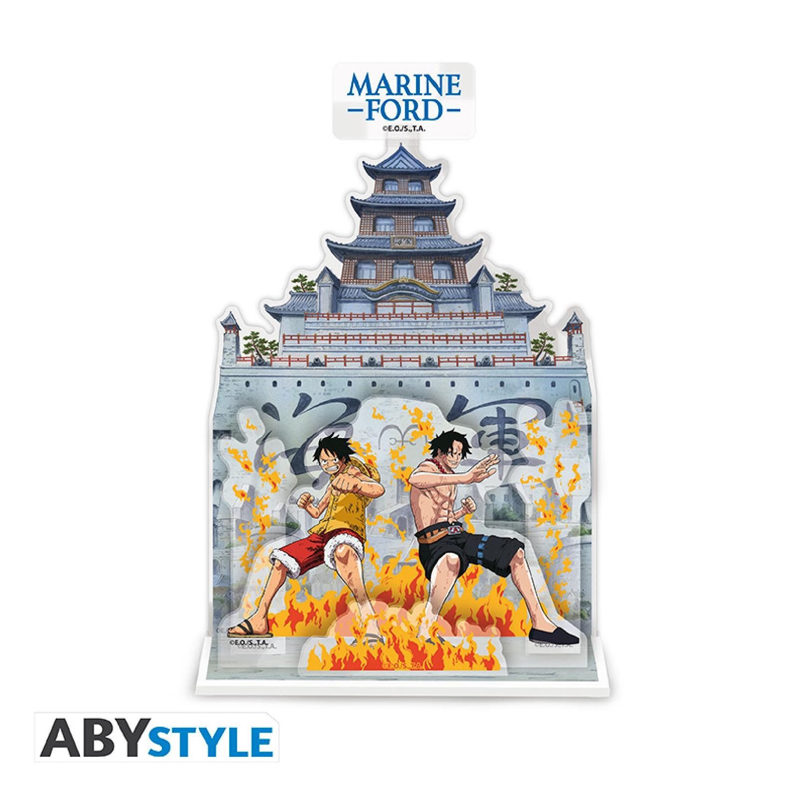 Merchandise-Figur ONE PIECE - Acryl® Diorama - Marineford