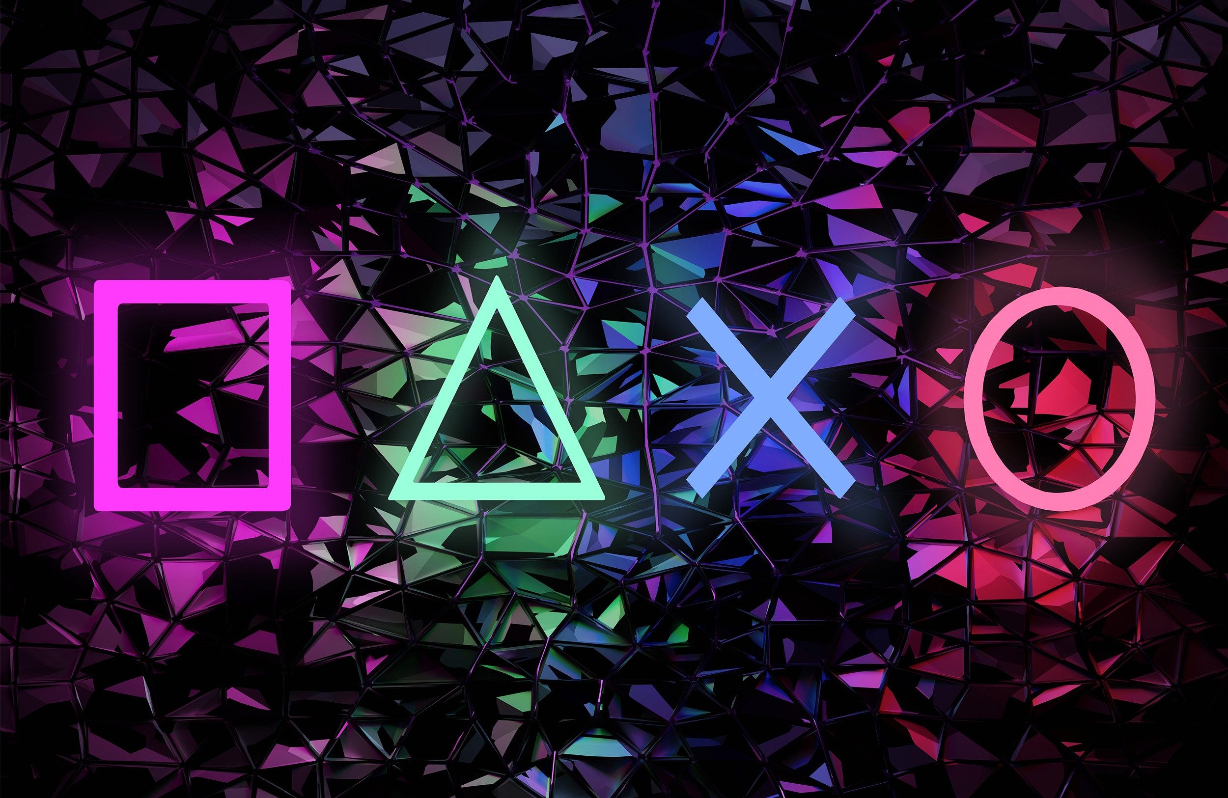 Papermoon Fototapete VLIES-Tapete Premium "Playstation-Neon", Kleister KOST günstig online kaufen