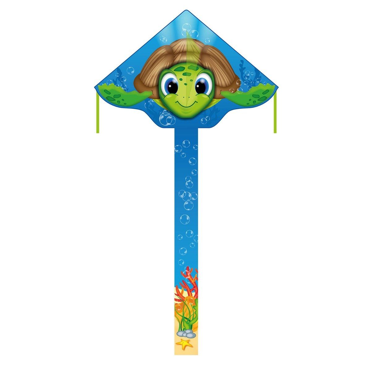 Flug-Drache Kinderdrachen Einleiner Drachen HQ Simple Flyer Sea Turtle 120 cm