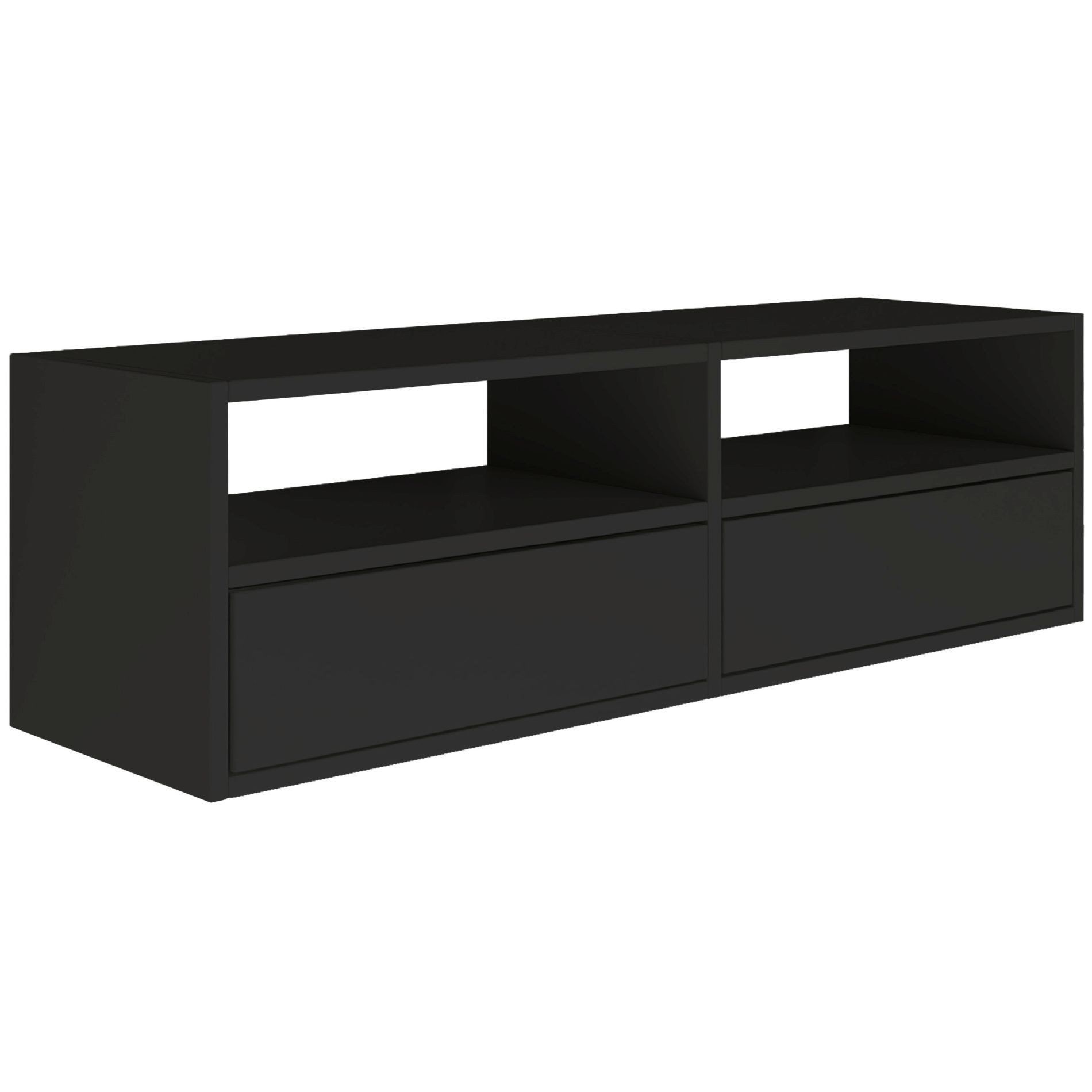 Selsey TV-Schrank FRAMME TV-Lowboard hängend 150 und 100 cm, mit Fächern und Ablagen