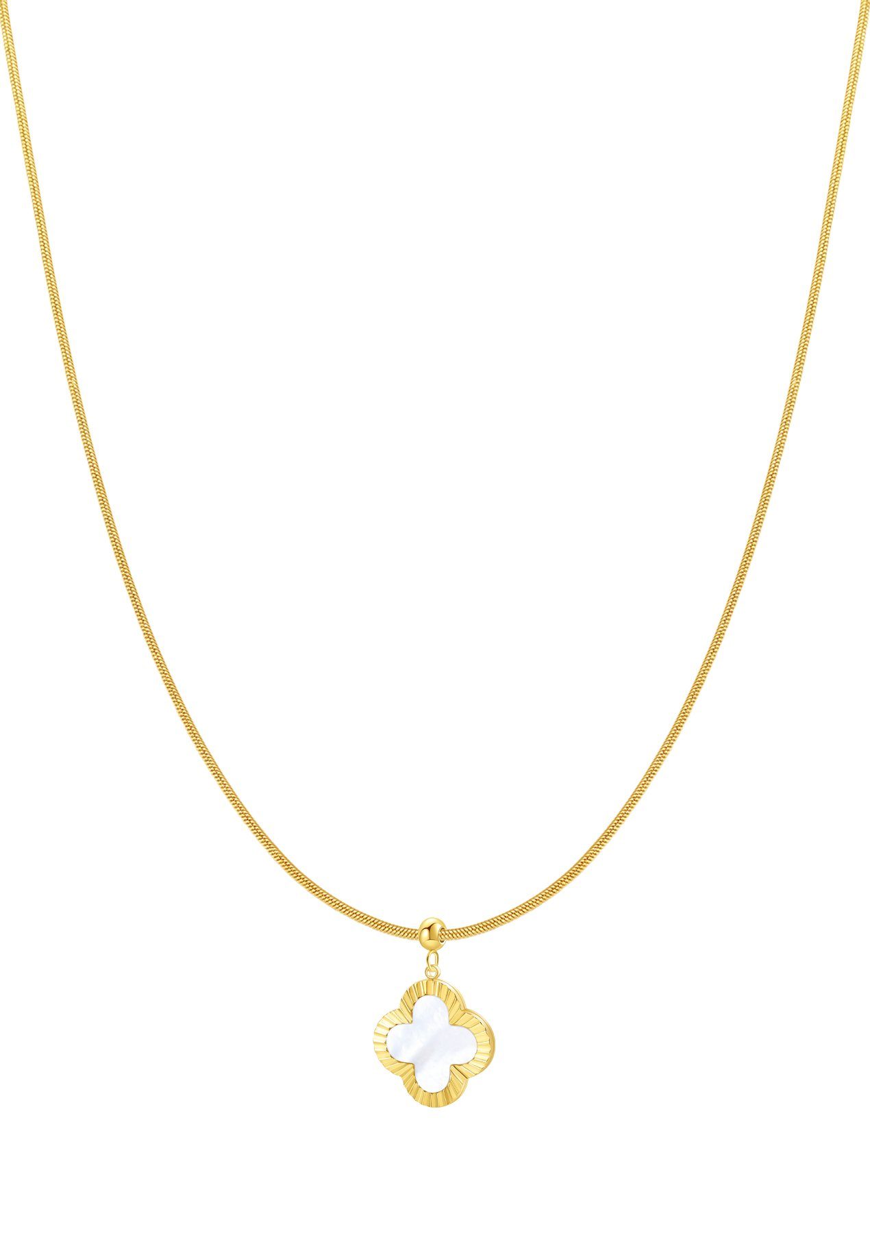 Hey Happiness Kette mit Anhänger Kreuz Damen lang hängend, Perlmutt Anhänge günstig online kaufen