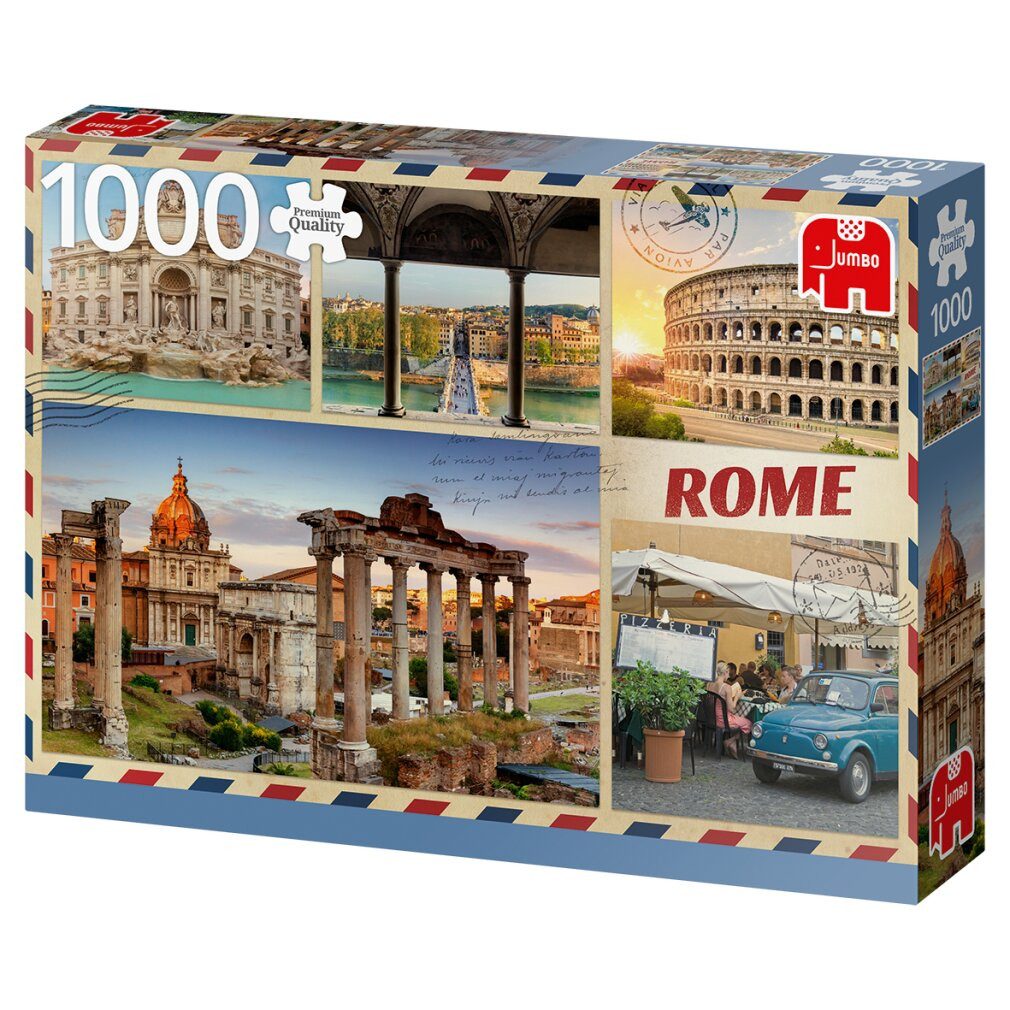 Jumbo Spiele Puzzle JUMBO Puzzle Grüße aus Rom 1000 Teile, Puzzleteile