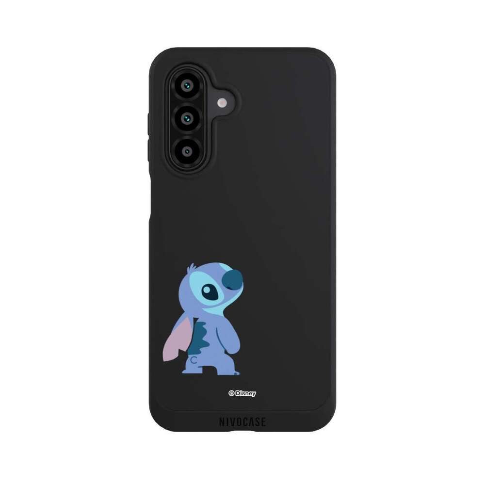 NIVOCASE Handyhülle Lilo & Stitch Fanartikel Disney Stitch Smiling, Samsung Galaxy A17 5G Handyhülle Hülle NIVOpure Case Schwarz