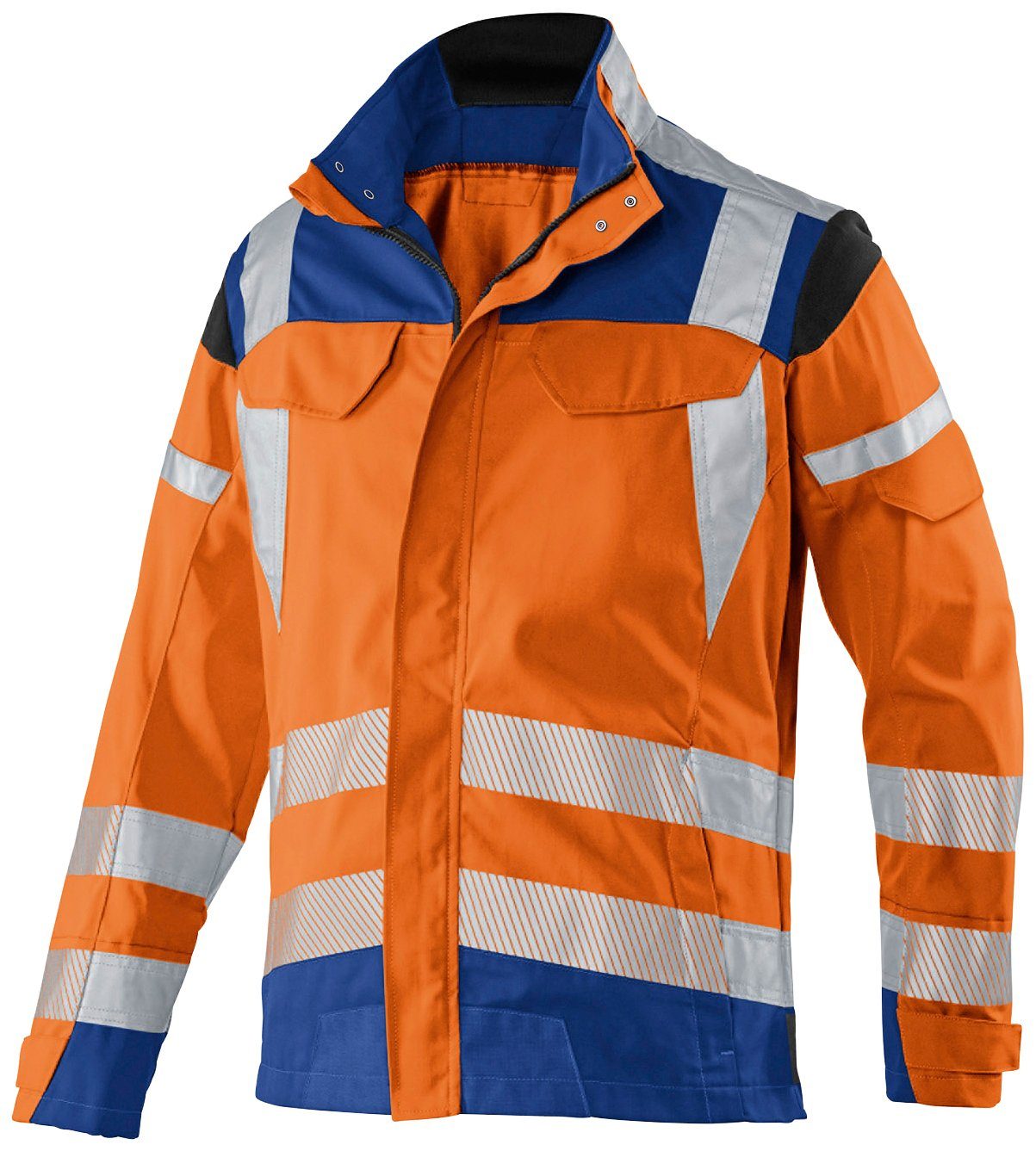 Kübler Arbeitsjacke Reflectiq atmungsaktiv orange-kobalt | Windbreakers