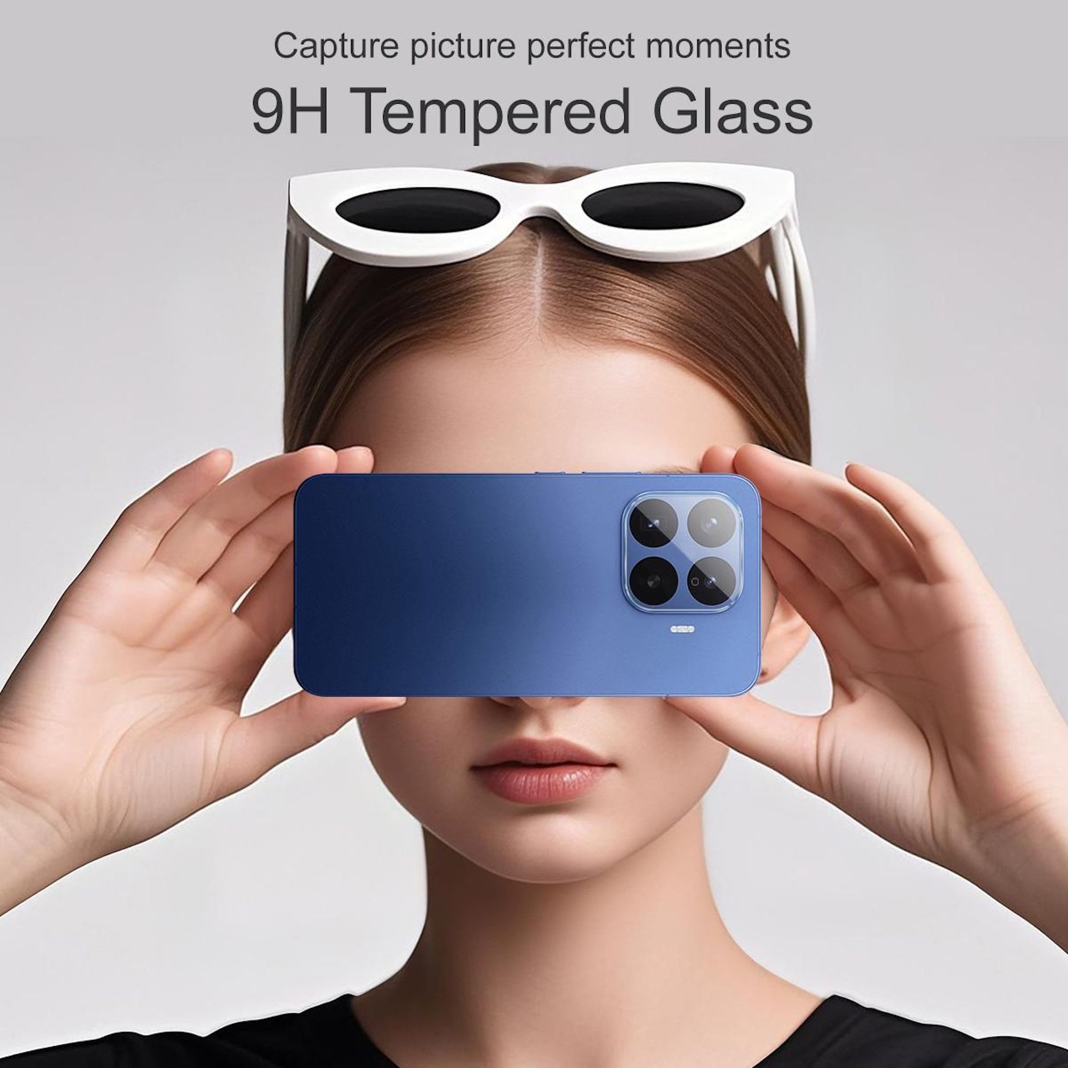 Wigento Kameraschutzglas Linsenschutz für Xiaomi 17T Pro Hartglas 9H Komplettschutz für Xiaomi 17T Pro, 9H Glas, HD-Klarheit, kratzfest – Bild 3 von 5