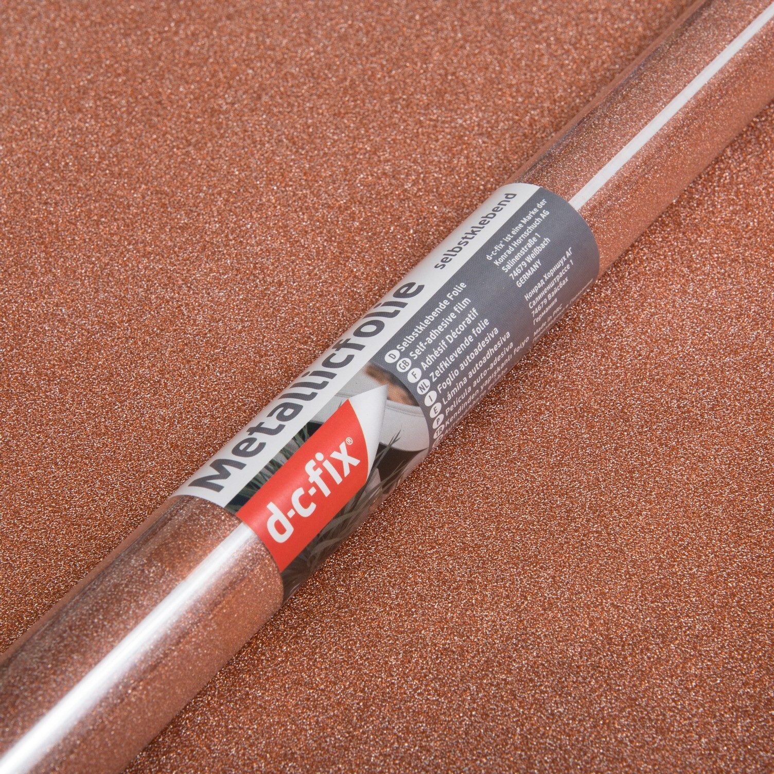 d-c-fix Möbelfolie Glitzerfolie selbstklebend zum Basteln Klebefolie Deko Möbel, (Glitter Bastelfolie), Hochwertige Glitterfolie - individuell zuschneidbar