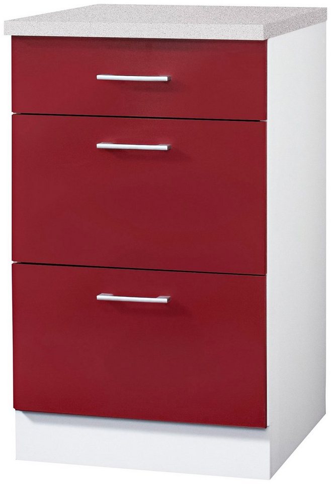 Wiho Küchen Küchenunterschrank »Valencia«, B/T/H: 50/60/85 cm, mit