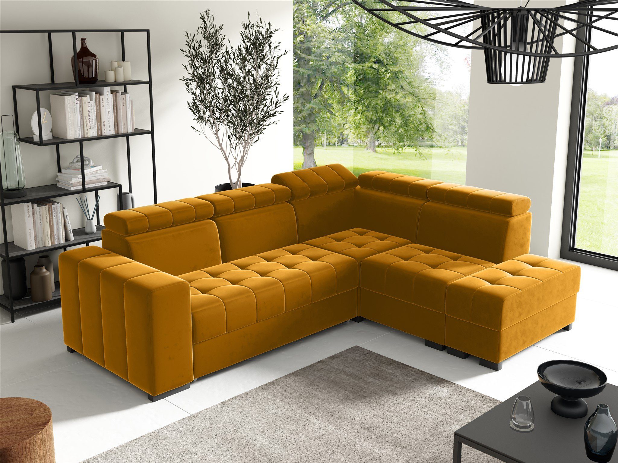 Fun Möbel Ecksofa Schlafsofa Sofa CESENA günstig online kaufen