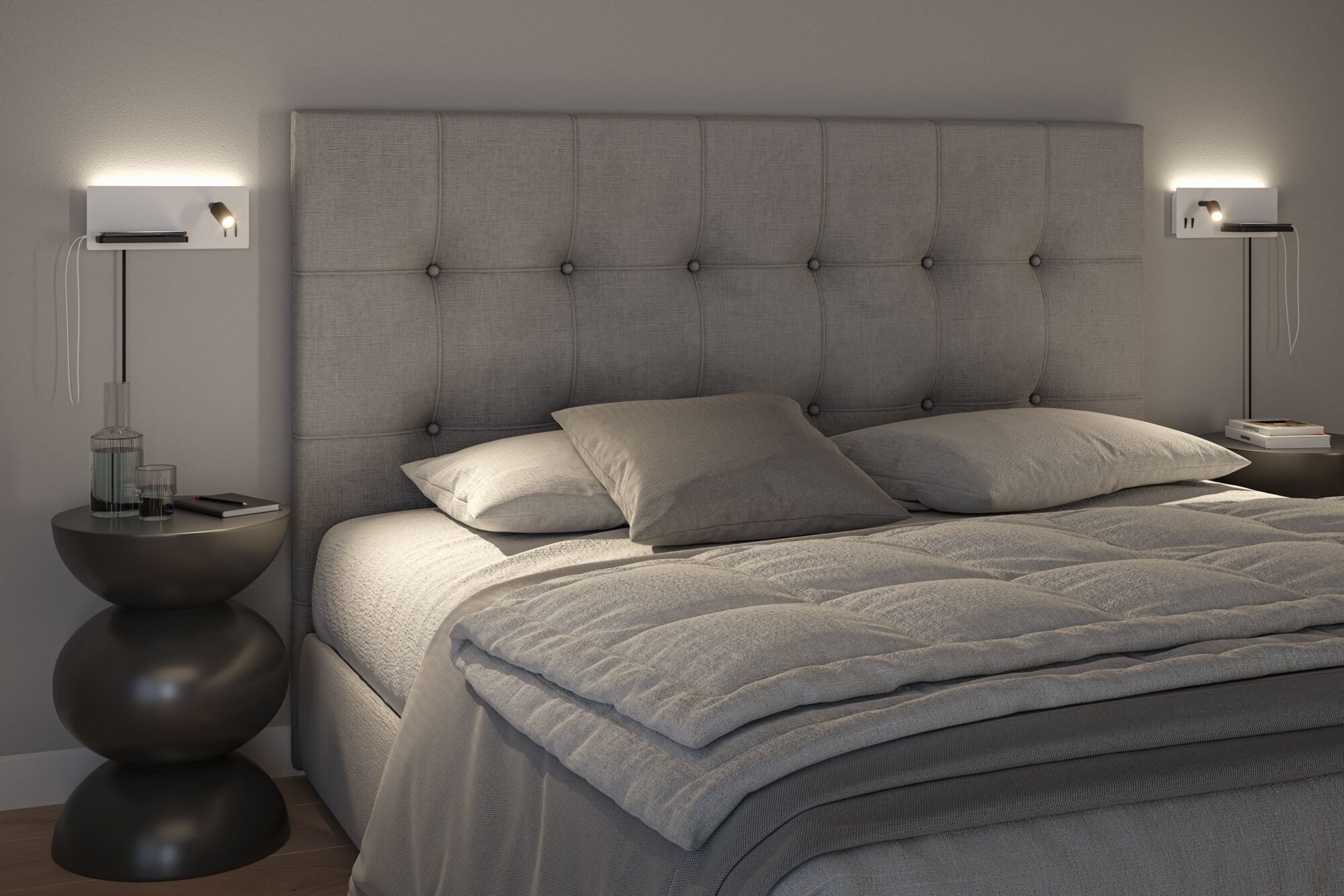 Paulmann LED Wandleuchte Serra 2700K 650lm günstig online kaufen