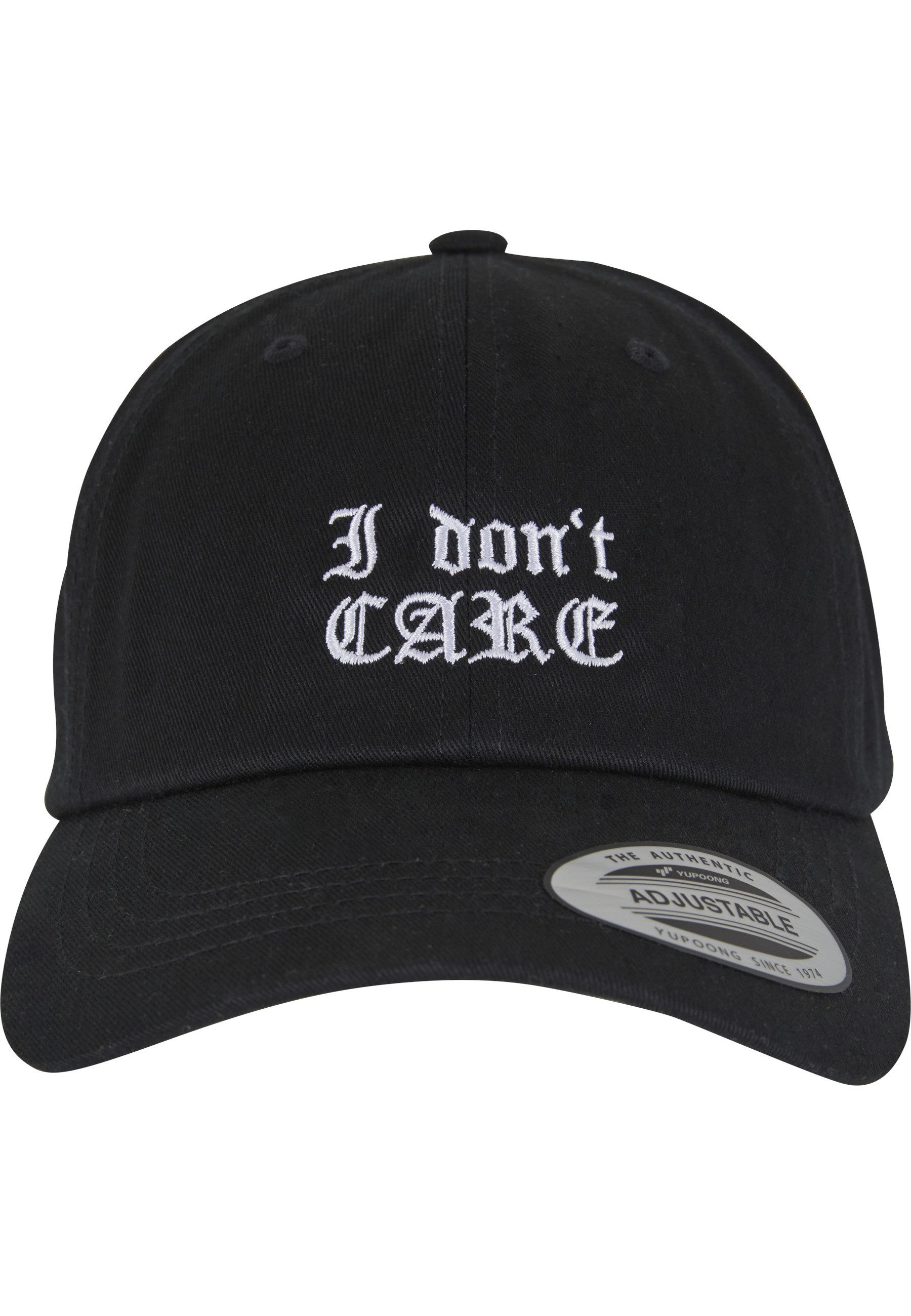 Snapback Cap MisterTee I Don‘t Care Low Profile Cotton Twill