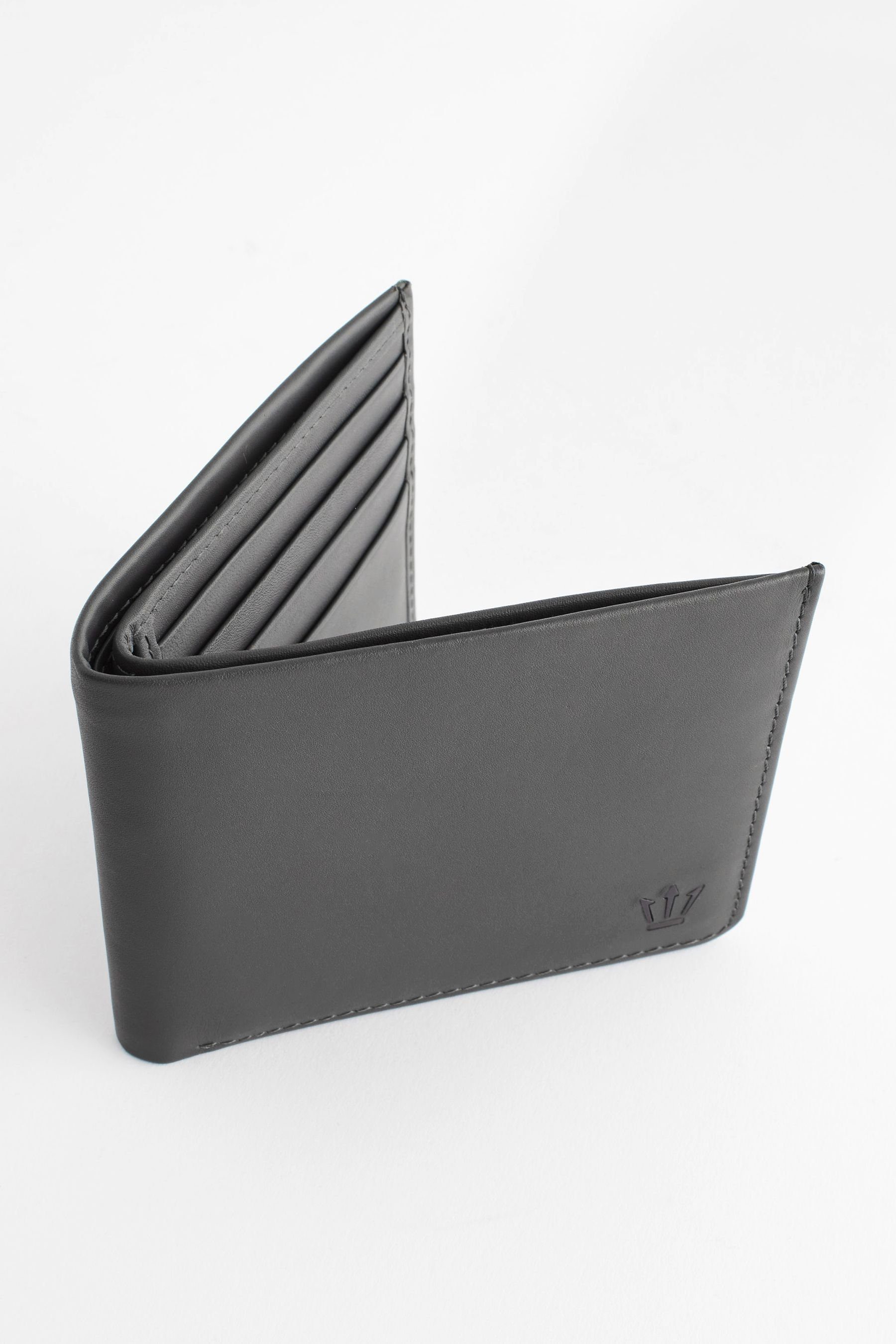 Geldbörse zwei (1-tlg) Leder mit Next Brieftasche aus Fächern