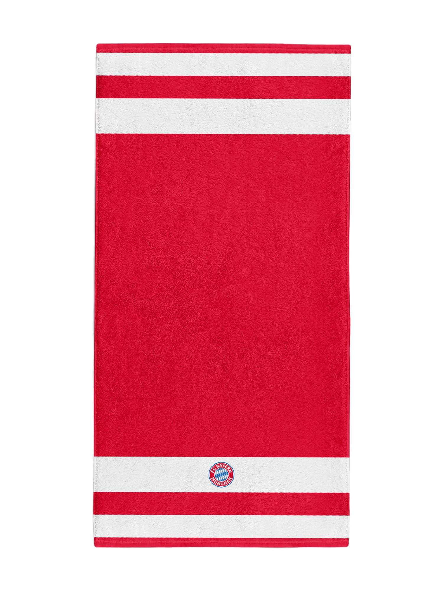 FC Bayern München Badetuch FC Bayern München I Handtuch 100x50 cm I Rot, Baumwolle