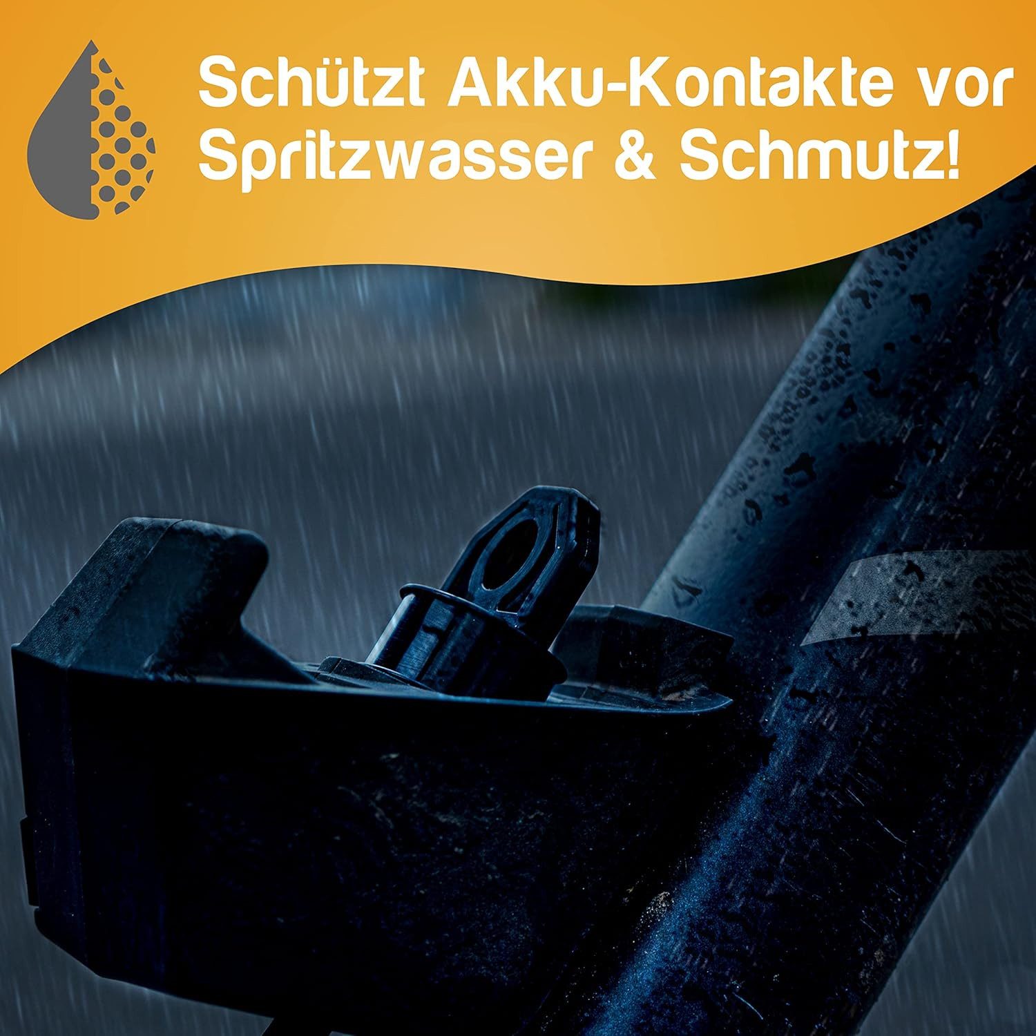 Wheeloo Kontaktschutz Abdeckung für Bosch I 2er Set E-Bike Akku, eBike Akku Zubehör I Ladekabel Pin Schutz - Regen, Schmutz und Dreck
