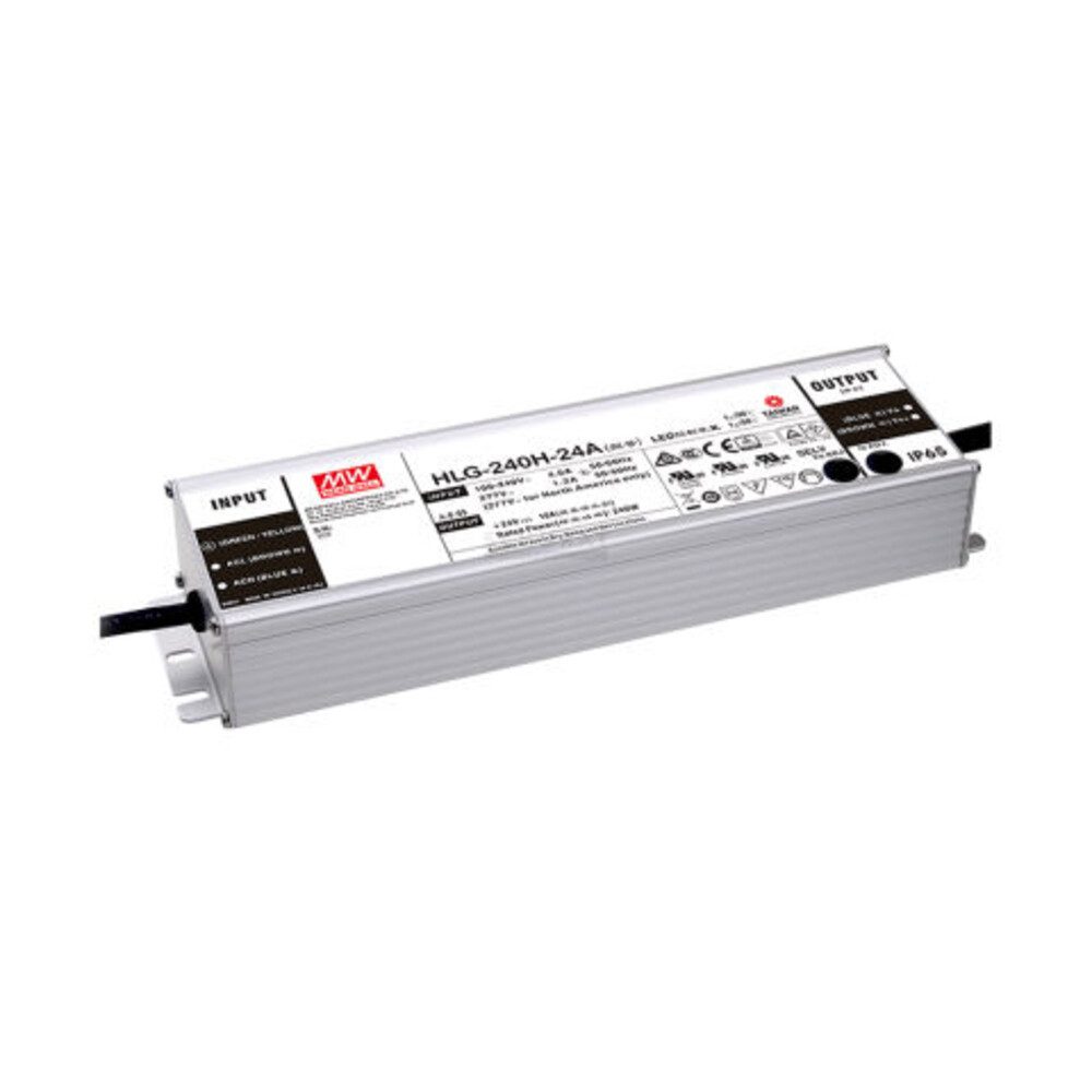 "HLG-240H-24AB" 24V, Metall, 240W, IP65, L244,2xH38,8xB60cm LED Trafo
