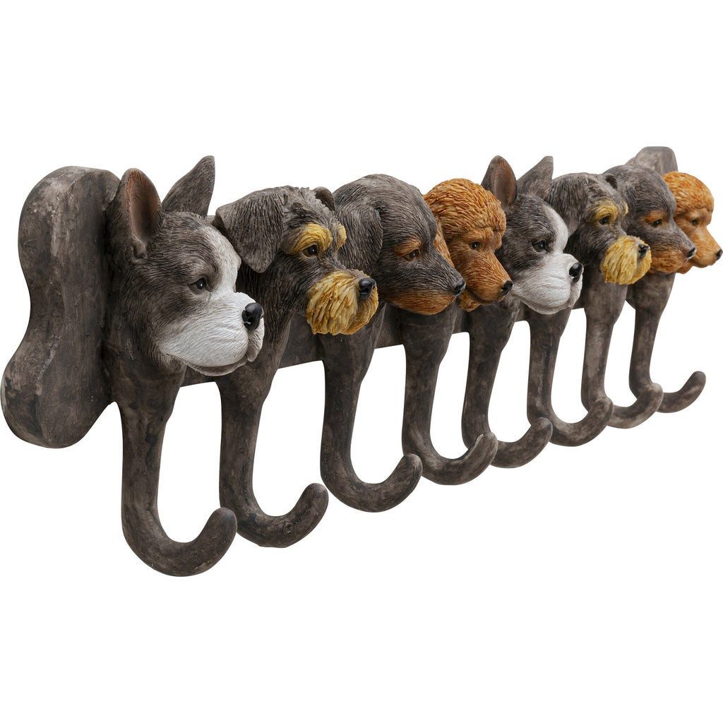 Kare Design Wandgarderobe Dog Family, mit 8 Haken