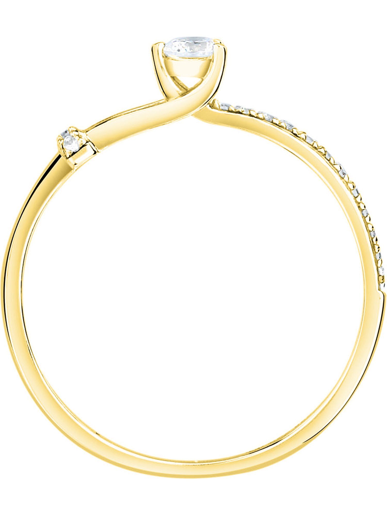 CHRIST Diamantring CHRIST Damen-Damenring 585er Gelbgold günstig online kaufen