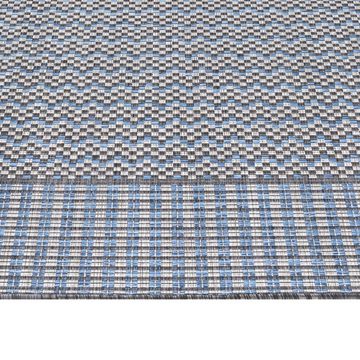 Teppich Outdoor Teppich Stefano Grau, Teppich Boss, rechteckig, Höhe: 5 mm