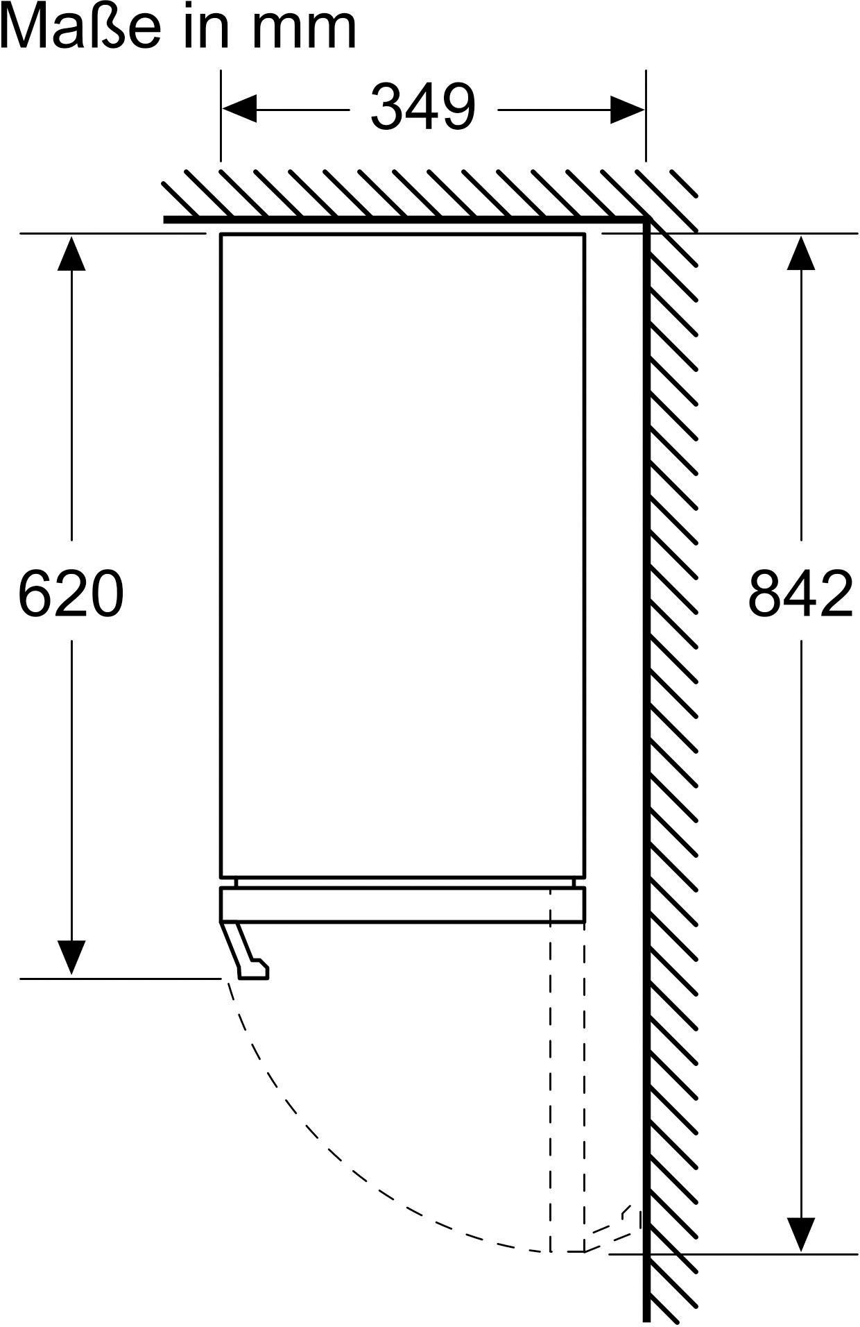 Weinkühlschrank Standardflaschen für 0,75l á 21 BOSCH KUW20VHF0,