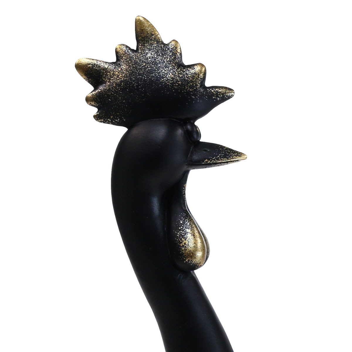 Florists Products Osterhase Osterdeko Huhn Deko Hahn Schwarz Gold Vintage Dekofigur