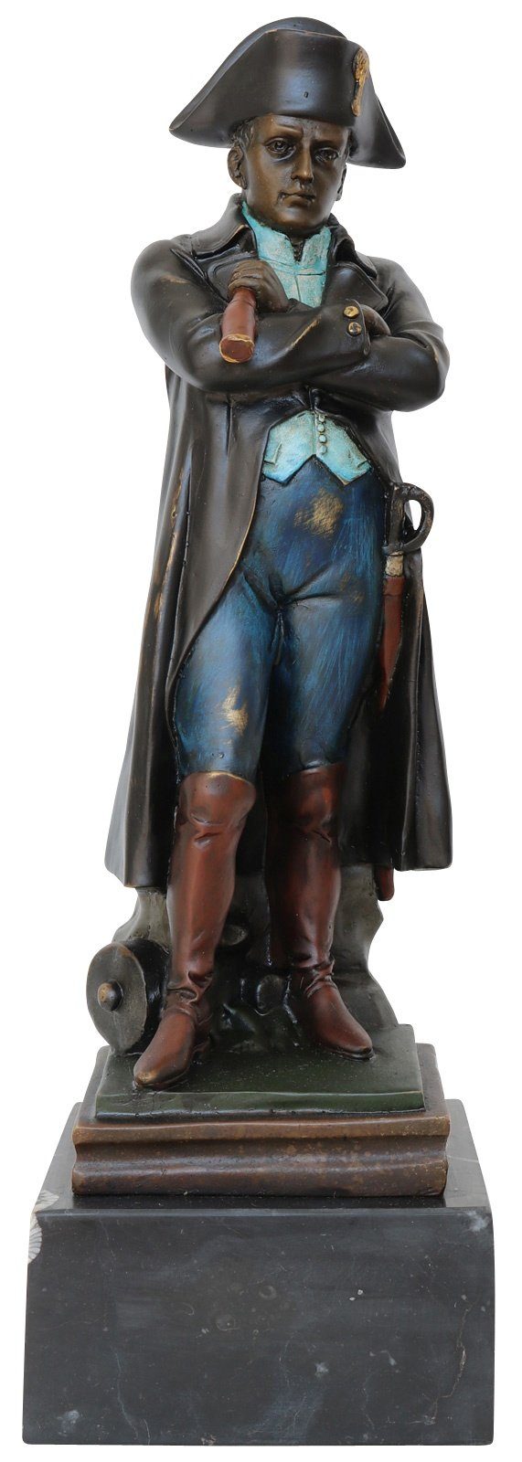 Aubaho Skulptur Bronzeskulptur Napoleon im Antik-Stil Bronze Figur Statue - 30,7cm | Skulpturen