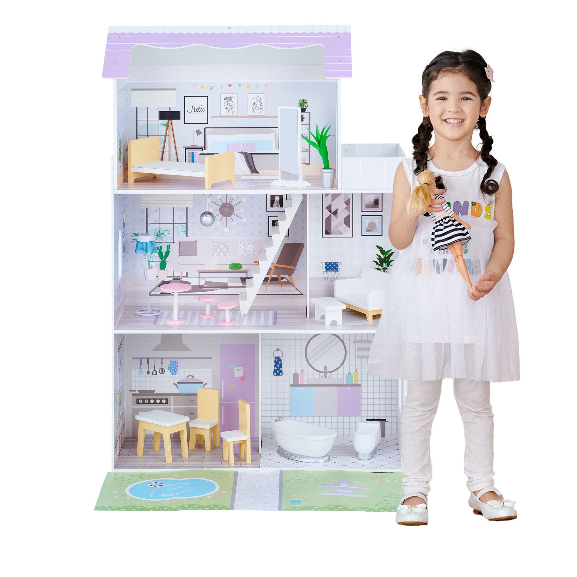 TEAMSON™ KIDS    Puppenhaus Puppenhaus Holz günstig online kaufen