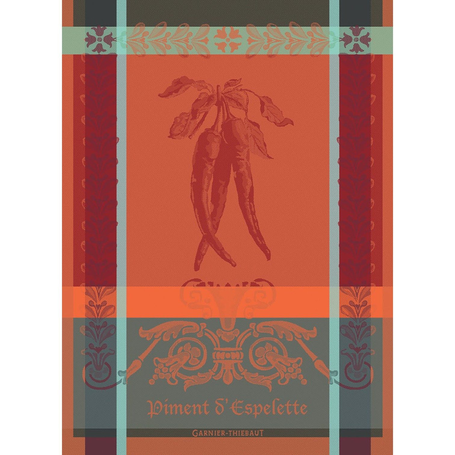 Garnier Thiebaut Geschirrtuch Piment D´Espelette Epices von Garnier Thiebaut