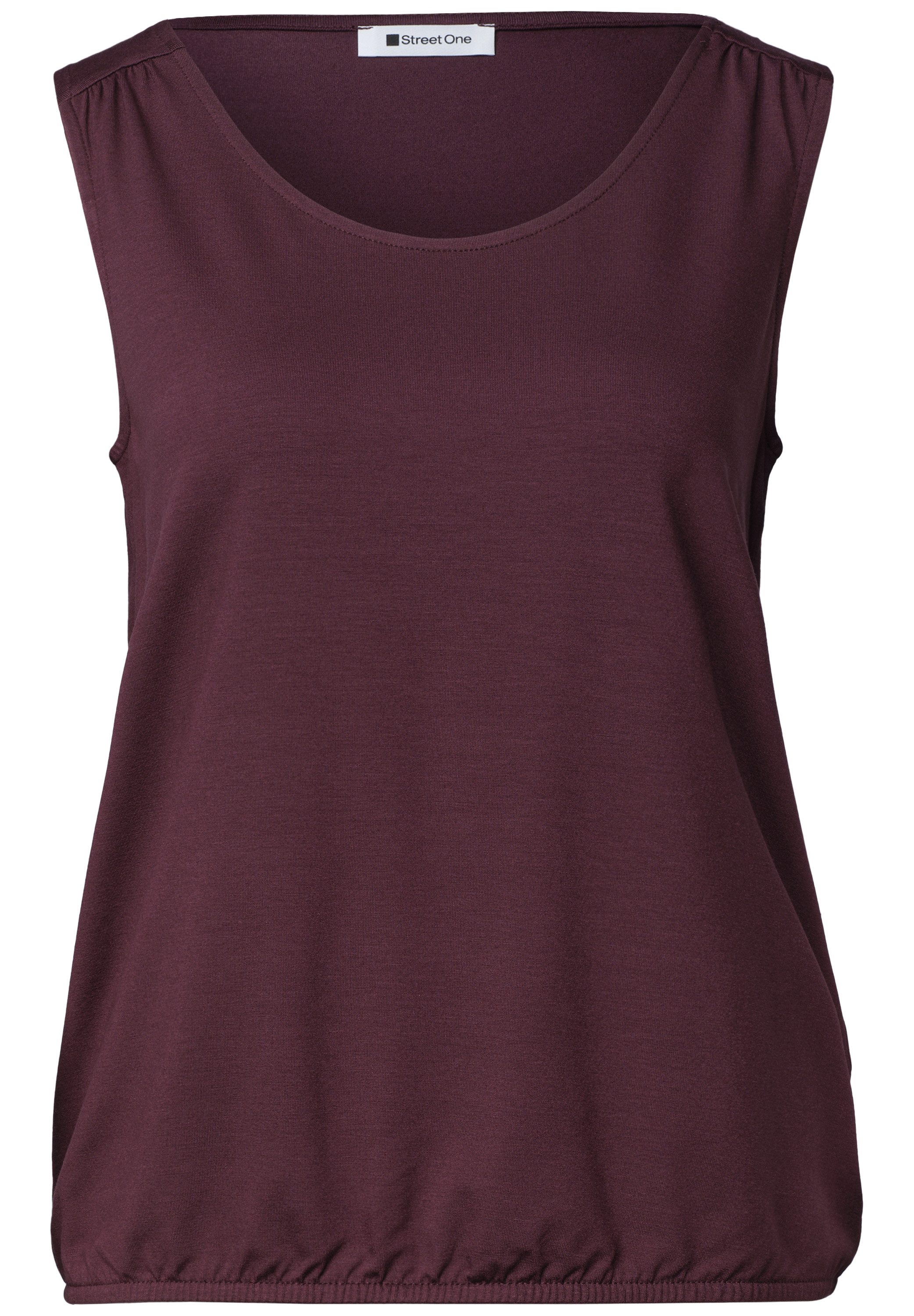 STREET ONE Shirttop Sommertop mit Elastiksaum – Bild 4 von 5