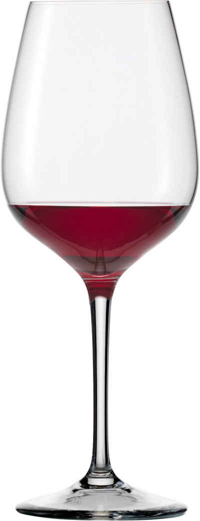 Eisch Rotweinglas Superior SensisPlus, Kristallglas, (Bordeauxglas), Bleifrei, 710 ml, 4-teilig