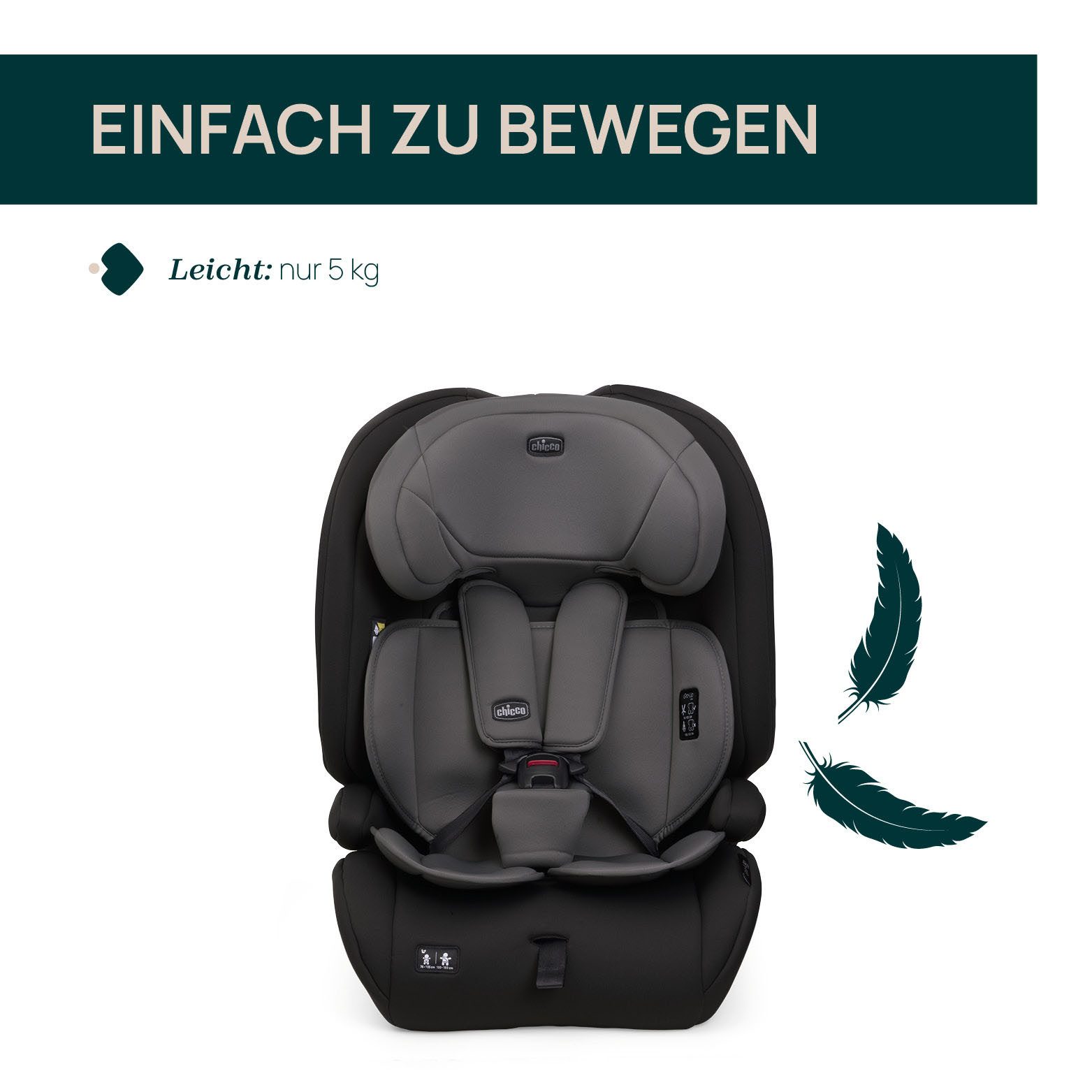 Chicco Autokindersitz Gro-Up I-Size, ab: 15 Monaten, bis: 12 Jahren, ab: 76 cm, bis: 150 cm