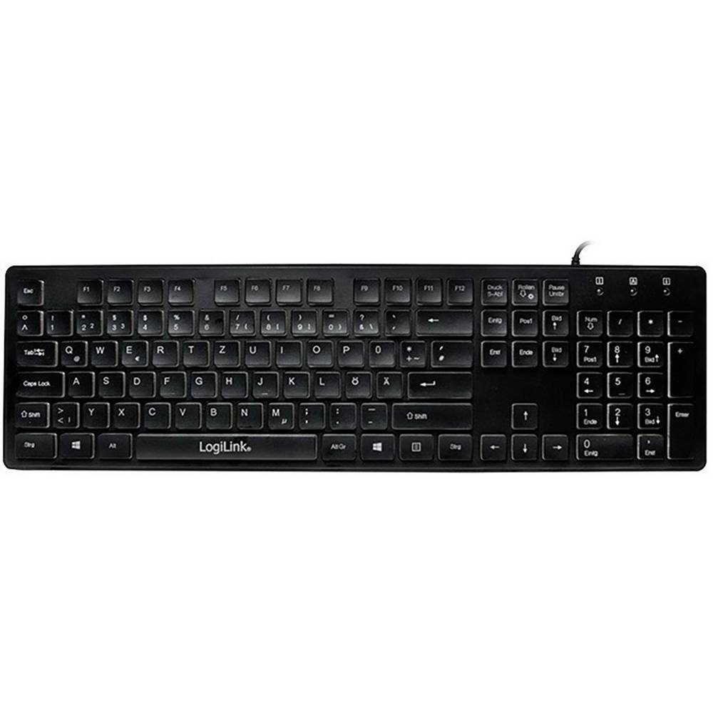 LogiLink USB illuminated rainbow Tastatur ID0138 Tastatur (Beleuchtet)