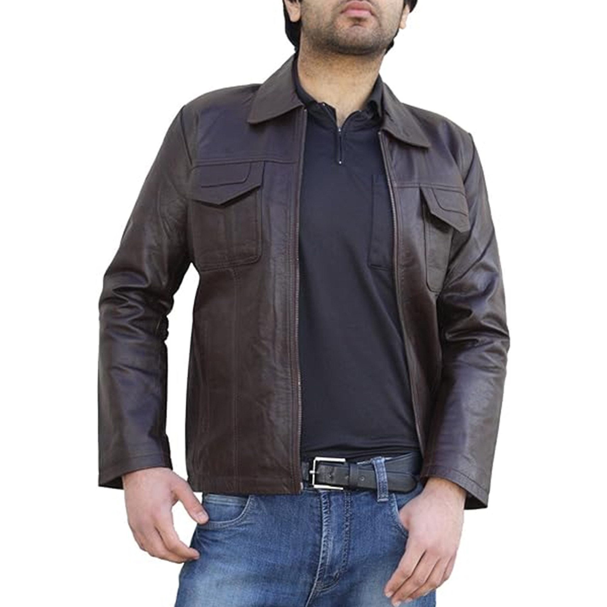 Lederjacke Trend 523J braun