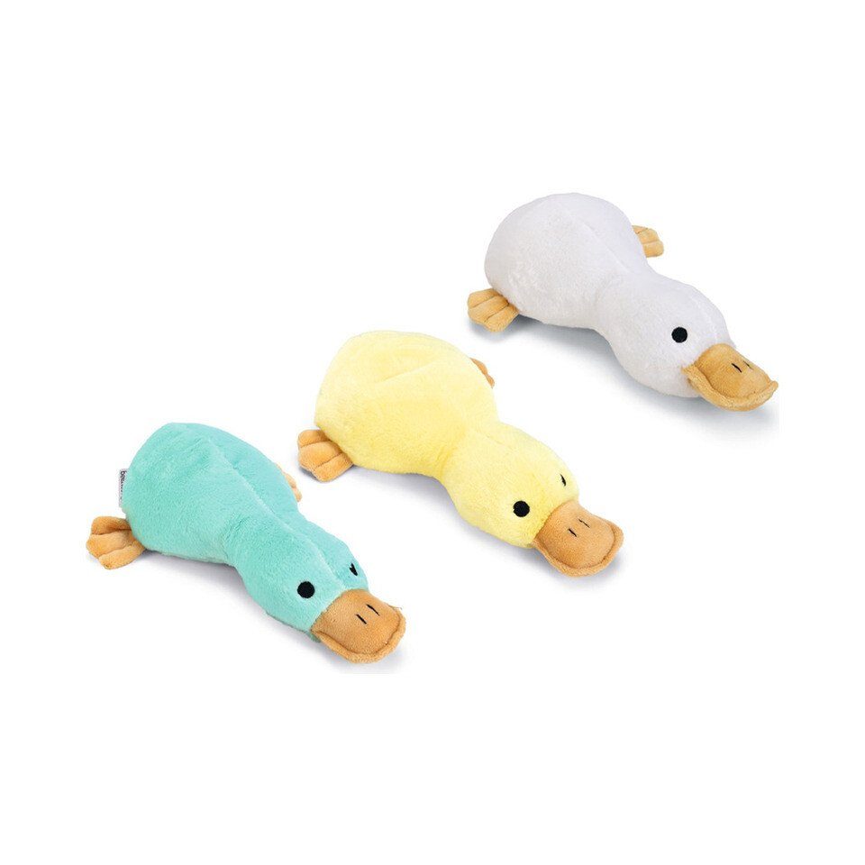 Beeztees Tierkuscheltier Hundespielzeug Ente gelb günstig online kaufen