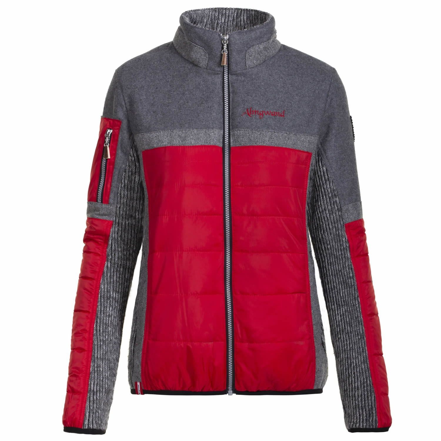 Almgwand Fleecejacke Nordwand Damen Jacke Große Größen Wärmende Damen Jacke im Almgwand Stil