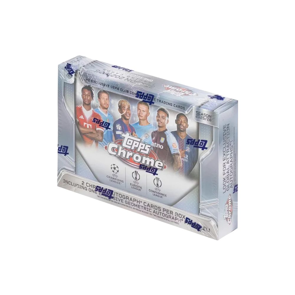 Topps Sammelkarte 2025/26 Topps Chrome UEFA Club Competitions Breaker's Delight Box