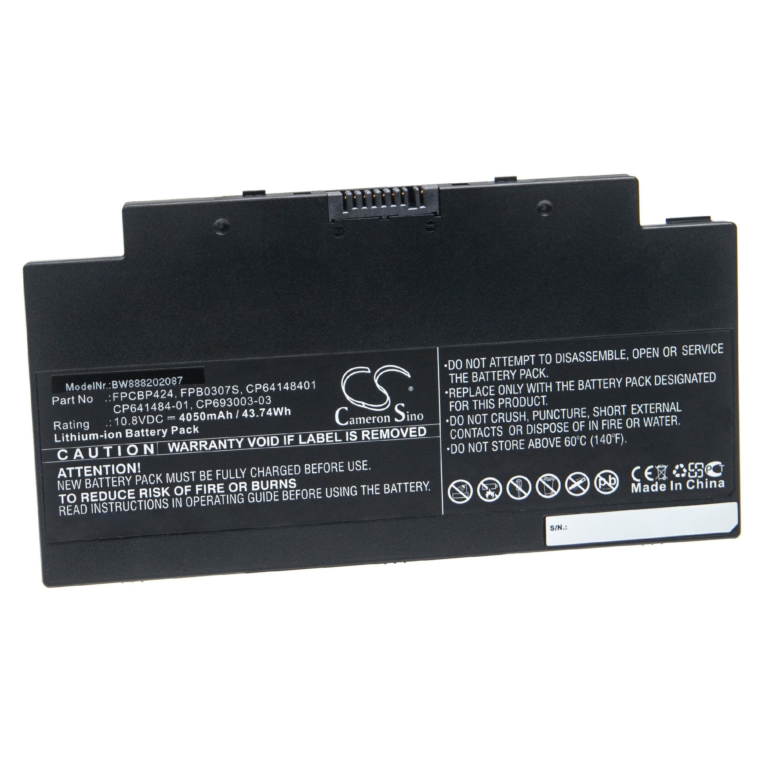 vhbw Ersatz für Fujitsu FPCBP424 für Laptop-Akku Li-Ion 4050 mAh (10,8 V)