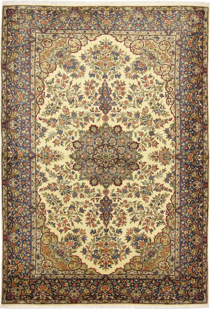 Orientteppich Kerman 181x259 Handgeknüpfter Orientteppich / Perserteppich, Nain Trading, rechteckig, Höhe: 12 mm