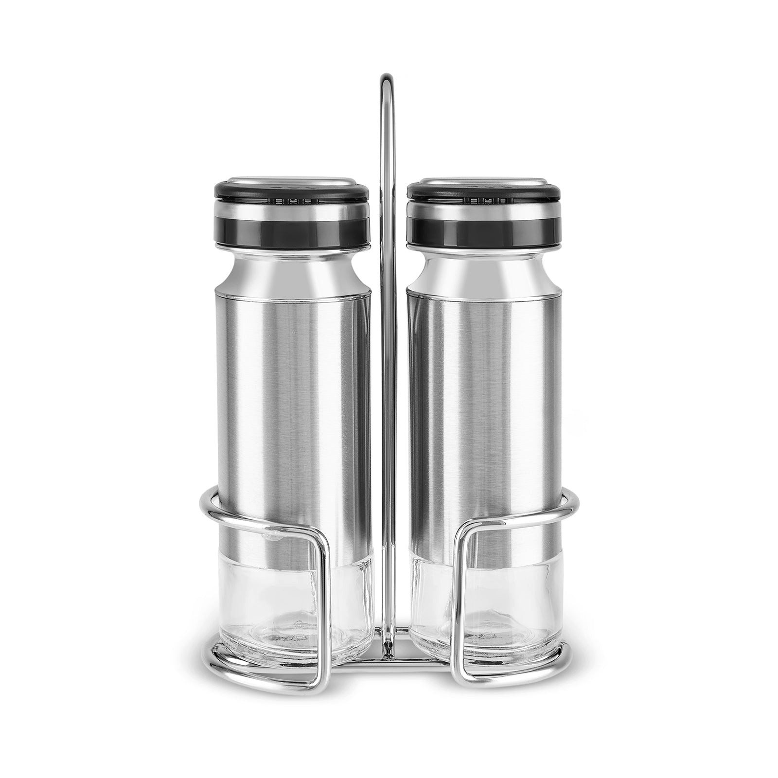 Karaca Vorratsglas Karaca Stellum, 3 Stück Salz- und Pfefferstreuer, Inox, ACRYL