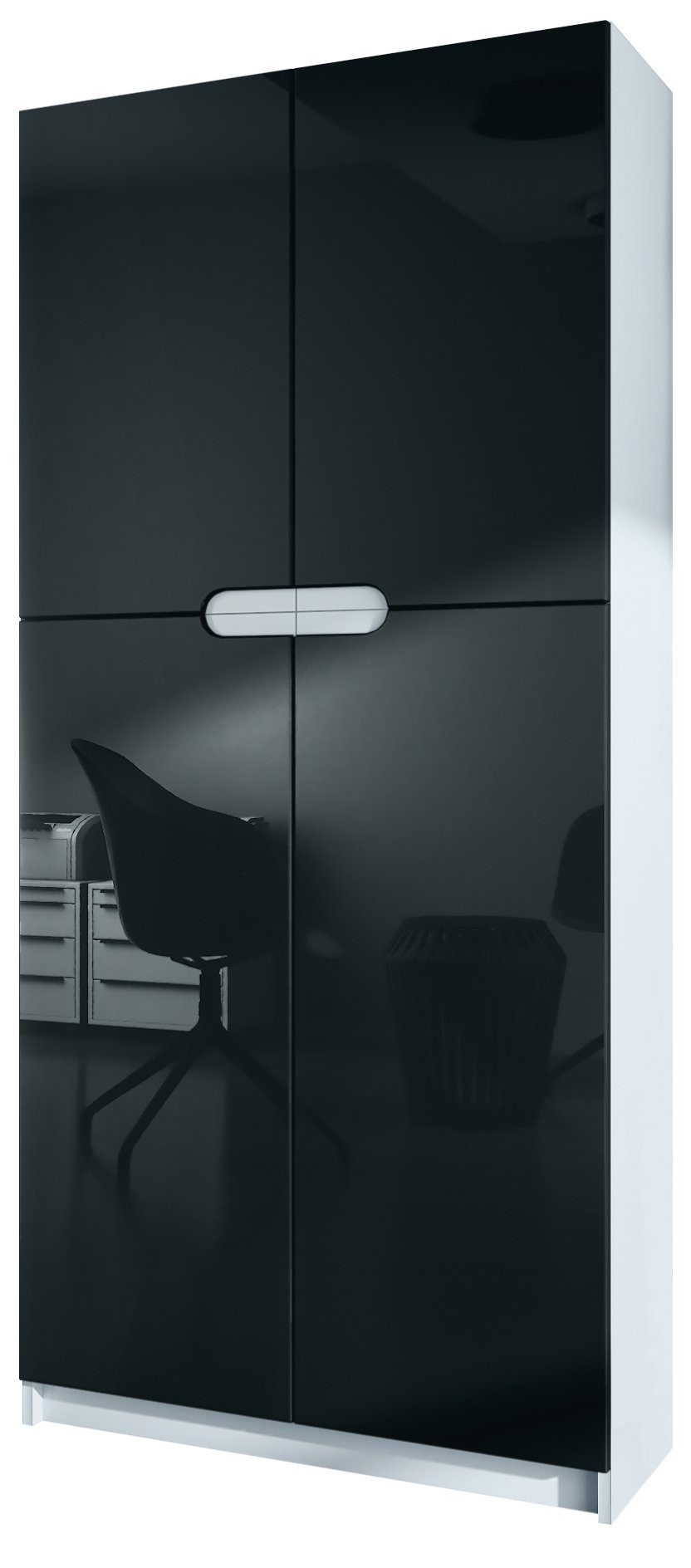 Weißer Aktenschrank, 60 X 32 X 77,5 Cm, Holzwerkst Produktbild-Vorschau 3