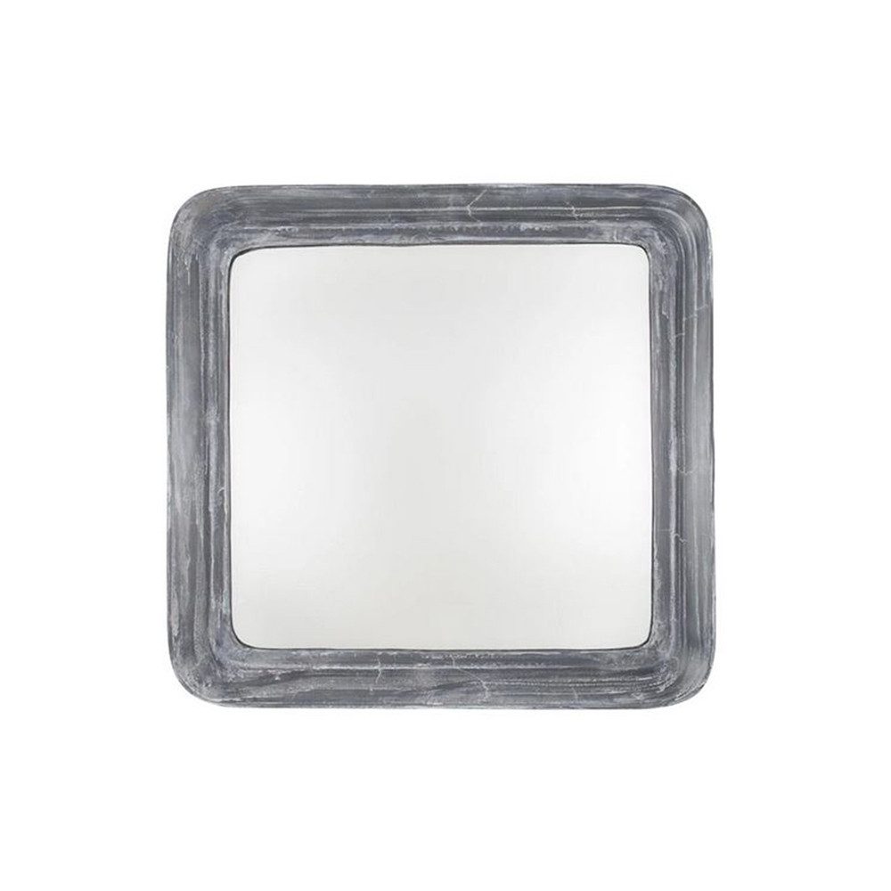 Light & Living Wandspiegel Wandspiegel Smile Grau/Weiß von Light & Living Spiegel 69 x 69 cm